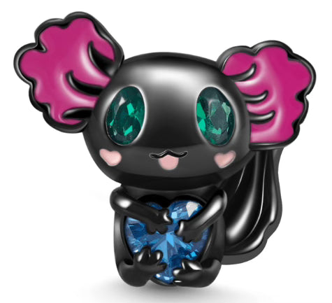 Blue & Green Diamante Pet Charm