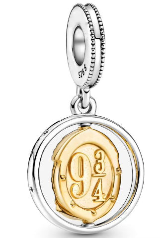 9 3/4 Golden Pendant Charm