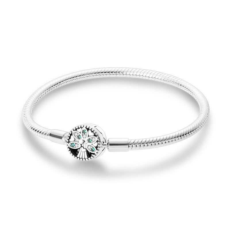 Green Tree Charm Bracelet