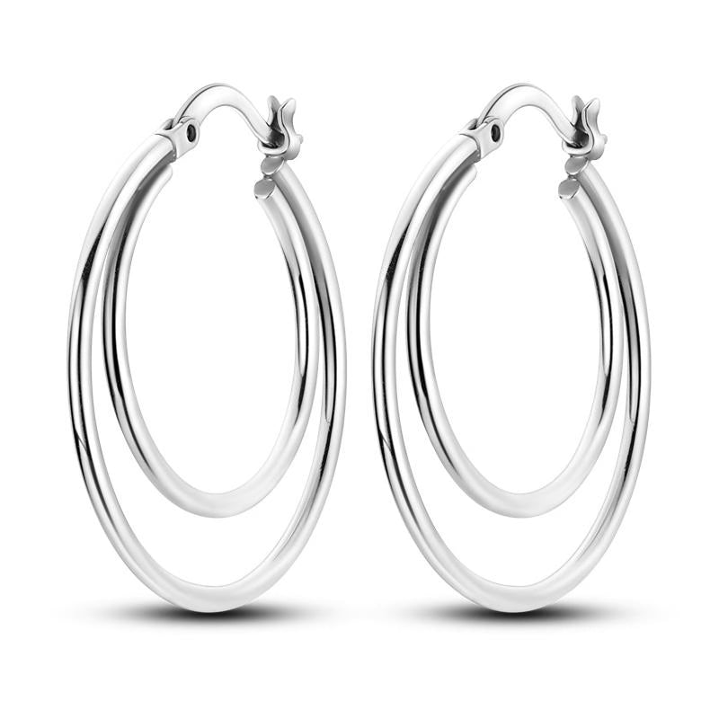 Double Loops Earrings