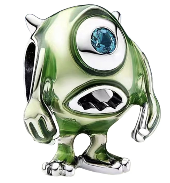 1-Eye Green Monster Charm