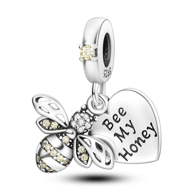 Bee My Honey Bumblebee Pendant Charm
