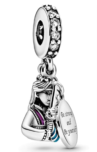 Be Strong Diamante Pendant Charm