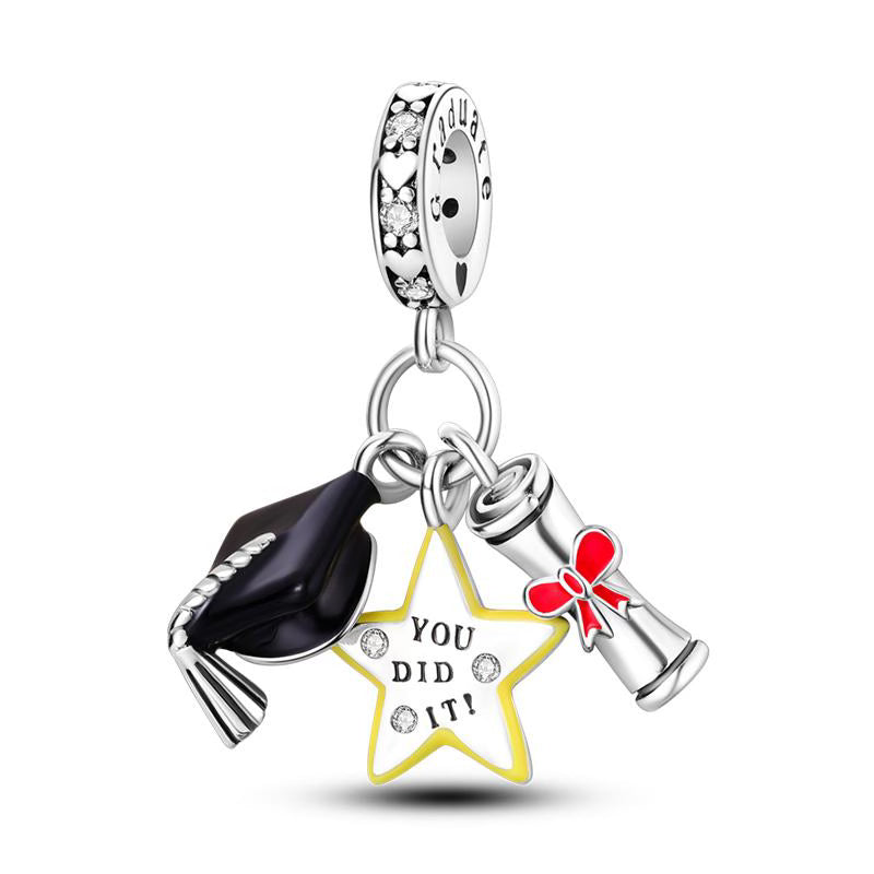 You Did It Graduation Pendants Charm