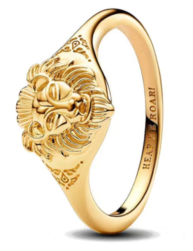 Hear Me Roar Lion Golden Ring