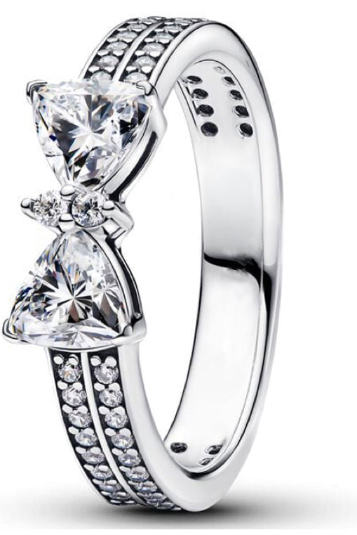 Diamante Bow Detail Ring